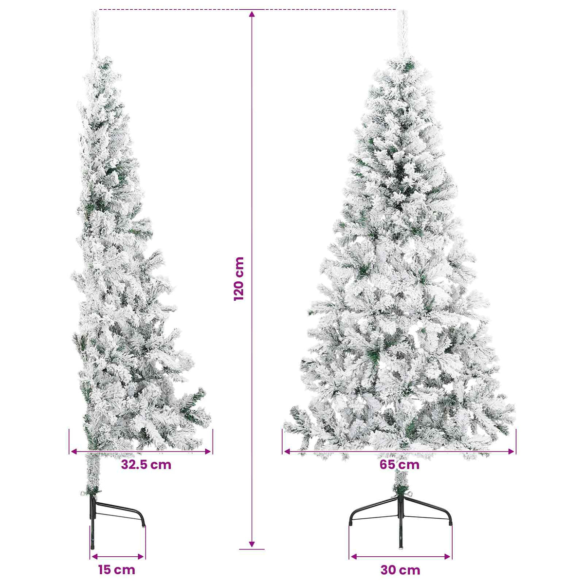 Artificial Christmas Tree with Bauble 120 cm 150 LEDs