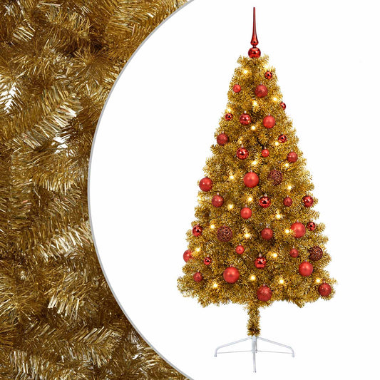 Artificial Christmas Tree with Bauble 150 cm 150 LEDs Artificial Christmas Tree with Bauble 150 cm 150 LEDs