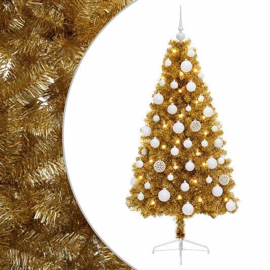 Artificial Christmas Tree with Bauble 150 cm 150 LEDs Artificial Christmas Tree with Bauble 150 cm 150 LEDs