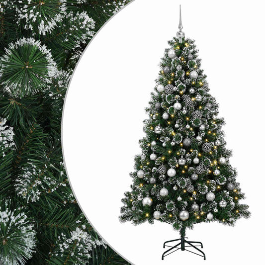 Artificial Christmas Tree with Bauble 210 cm 300 LEDs Artificial Christmas Tree with Bauble 210 cm 300 LEDs