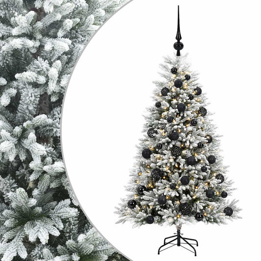 Artificial Christmas Tree with Bauble 120 cm 150 LEDs Artificial Christmas Tree with Bauble 120 cm 150 LEDs