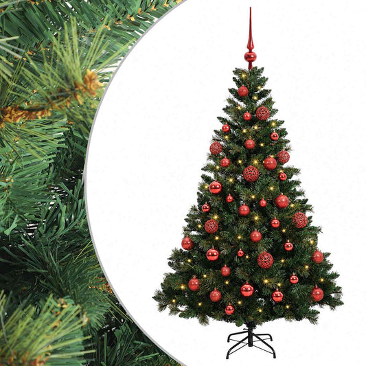 Artificial Christmas Tree with Bauble 120 cm 150 LEDs Artificial Christmas Tree with Bauble 120 cm 150 LEDs