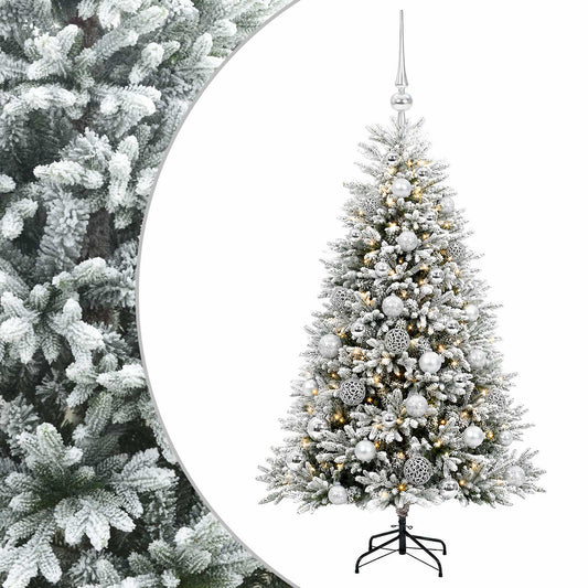 Artificial Christmas Tree with Bauble 120 cm 150 LEDs Artificial Christmas Tree with Bauble 120 cm 150 LEDs