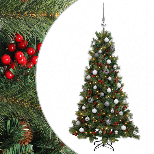 Artificial Christmas Tree with Bauble 150 cm 150 LEDs Artificial Christmas Tree with Bauble 150 cm 150 LEDs