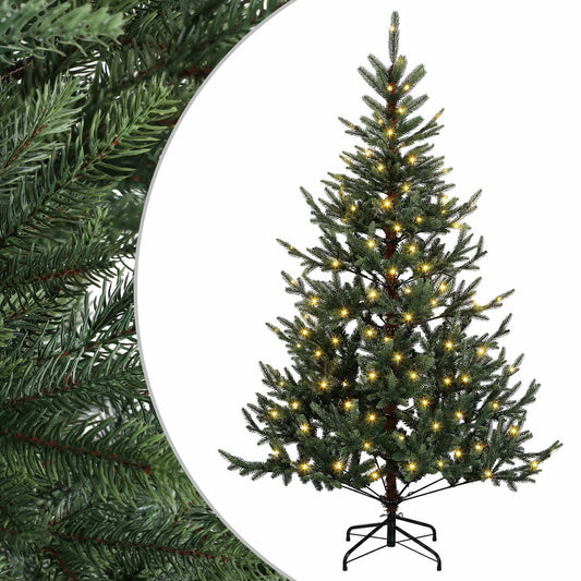 Artificial Hinged Christmas Tree 210 cm 300 LEDs Warm White Artificial Hinged Christmas Tree 210 cm 300 LEDs Warm White