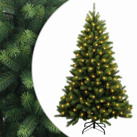 Artificial Hinged Christmas Tree 180 cm 300 LEDs Warm White Artificial Hinged Christmas Tree 180 cm 300 LEDs Warm White