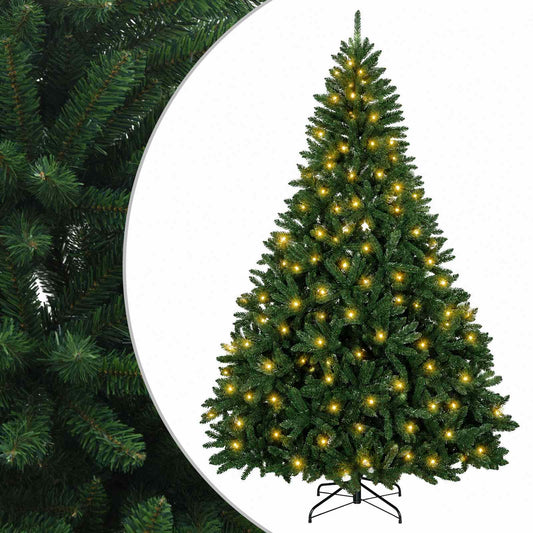 Artificial Hinged Christmas Tree 240 cm 300 LEDs Warm White Artificial Hinged Christmas Tree 240 cm 300 LEDs Warm White