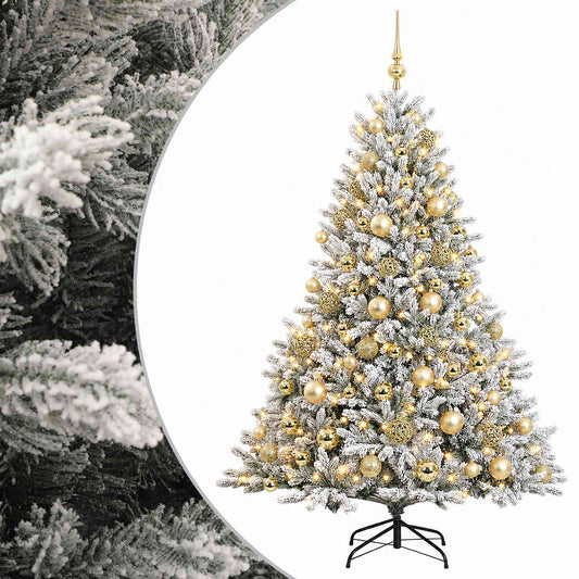 Artificial Christmas Tree with Bauble 180 cm 300 LEDs Artificial Christmas Tree with Bauble 180 cm 300 LEDs