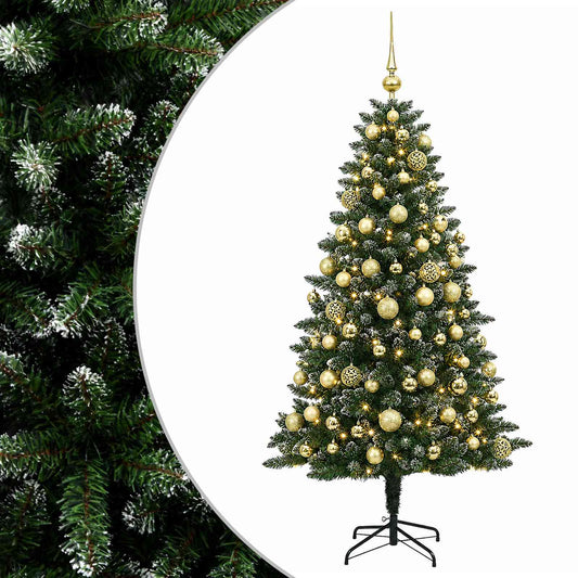 Artificial Christmas Tree with Bauble 180 cm 300 LEDs Artificial Christmas Tree with Bauble 180 cm 300 LEDs