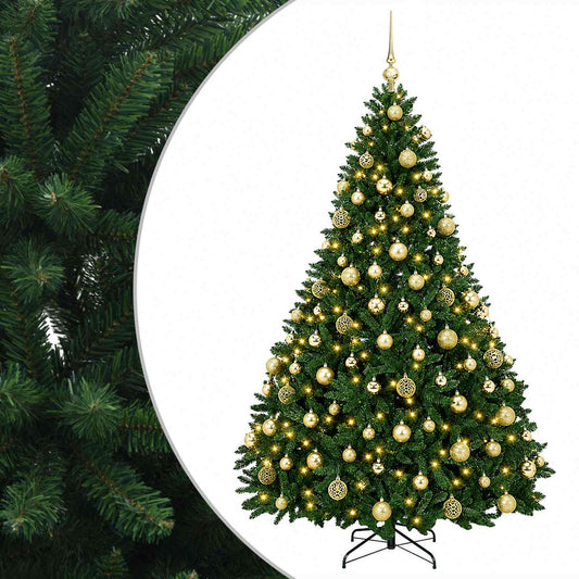 Artificial Christmas Tree Mid-green with Ornament 240 cm Artificial Christmas Tree Mid-green with Ornament 240 cm
