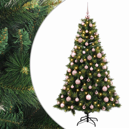 Artificial Christmas Tree with Bauble 210 cm 300 LEDs Artificial Christmas Tree with Bauble 210 cm 300 LEDs