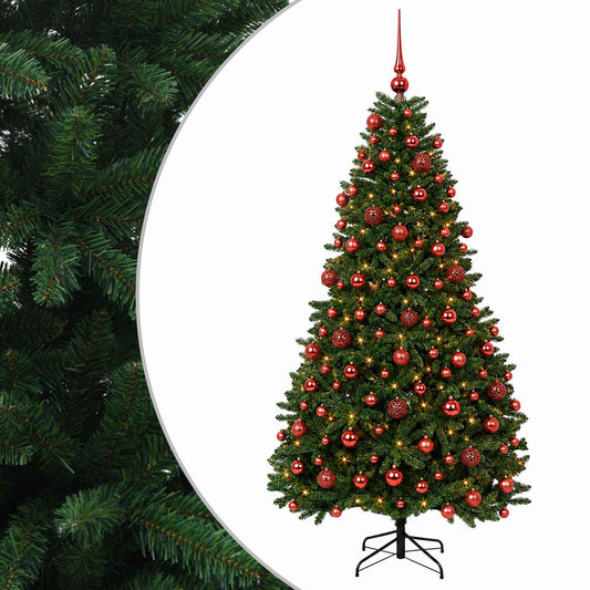 Artificial Christmas Tree Mid-green with Ornament 240 cm Artificial Christmas Tree Mid-green with Ornament 240 cm