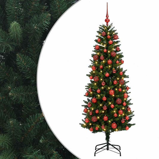 Artificial Christmas Tree with Bauble 180 cm 300 LEDs Artificial Christmas Tree with Bauble 180 cm 300 LEDs