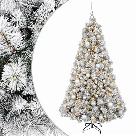 Artificial Christmas Tree with Bauble 210 cm 300 LEDs Artificial Christmas Tree with Bauble 210 cm 300 LEDs
