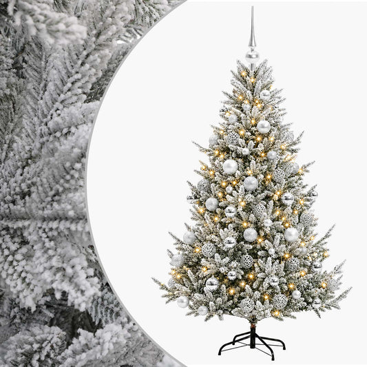 Artificial Christmas Tree with Bauble 240 cm 300 LEDs Artificial Christmas Tree with Bauble 240 cm 300 LEDs