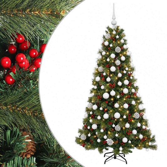 Artificial Christmas Tree with Bauble 180 cm 300 LEDs Artificial Christmas Tree with Bauble 180 cm 300 LEDs