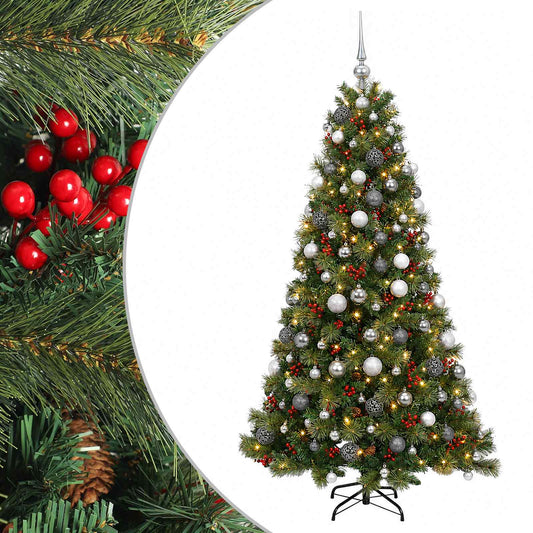 Artificial Christmas Tree with Bauble 180 cm 300 LEDs Artificial Christmas Tree with Bauble 180 cm 300 LEDs