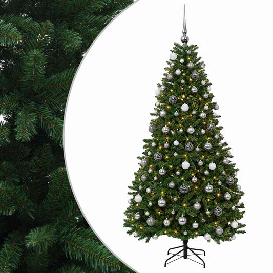 Artificial Christmas Tree Mid-green with Ornament 240 cm Artificial Christmas Tree Mid-green with Ornament 240 cm