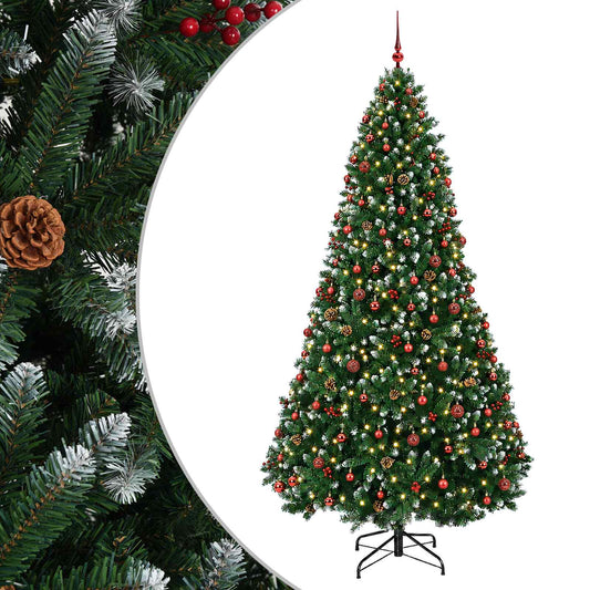 Artificial Christmas Tree Green with Baubles 300 cm 300 LEDs Artificial Christmas Tree Green with Baubles 300 cm 300 LEDs