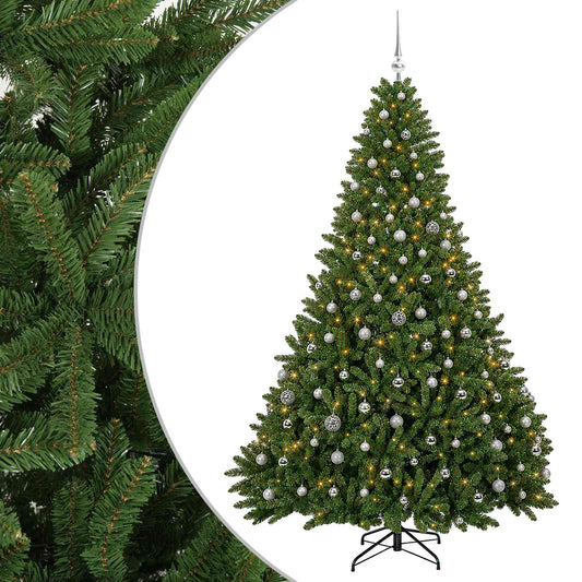 Artificial Light Green Christmas Tree with Baubles 300 cm Artificial Light Green Christmas Tree with Baubles 300 cm