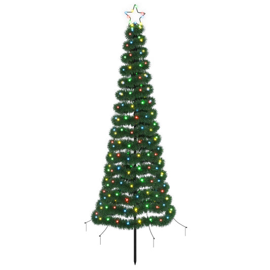 LED Tinsel Christmas Tree with Spike EKENAS 180 cm 220 LEDs LED Tinsel Christmas Tree with Spike EKENAS 180 cm 220 LEDs