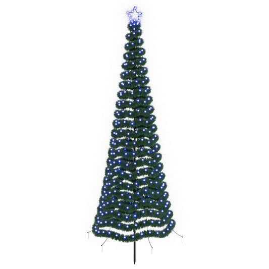 LED Tinsel Christmas Tree with Spike EKENAS 250 cm 370 LEDs LED Tinsel Christmas Tree with Spike EKENAS 250 cm 370 LEDs
