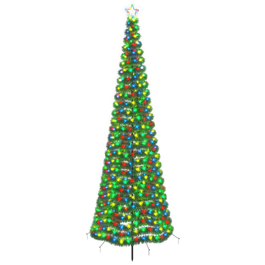 LED Tinsel Christmas Tree with Spike EKENAS 300 cm 475 LEDs LED Tinsel Christmas Tree with Spike EKENAS 300 cm 475 LEDs