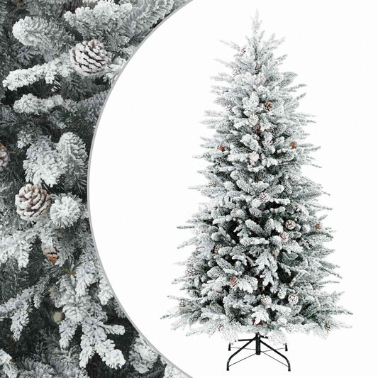 Artificial Hinged Christmas Tree 210 cm PE & PVC Artificial Hinged Christmas Tree 210 cm PE & PVC