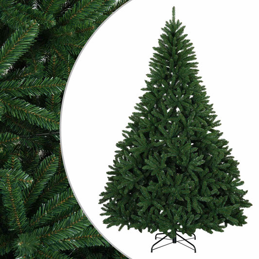 Artificial Hinged Christmas Tree 270 cm PVC Medium Green Artificial Hinged Christmas Tree 270 cm PVC Medium Green