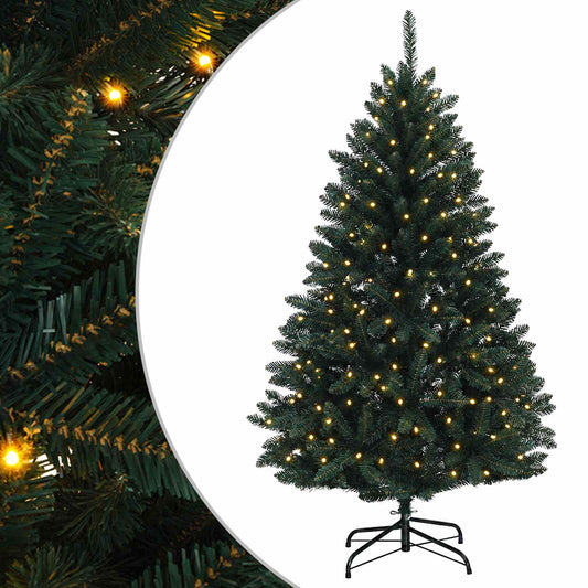 Artificial Hinged Christmas Tree 180 cm 300 LEDs Warm White PVC Artificial Hinged Christmas Tree 180 cm 300 LEDs Warm White PVC