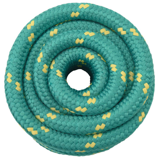 Multipurpose Utility Rope 30 mm 25 m Green PP 5400 kg Max Load Multipurpose Utility Rope 30 mm 25 m Green PP 5400 kg Max Load
