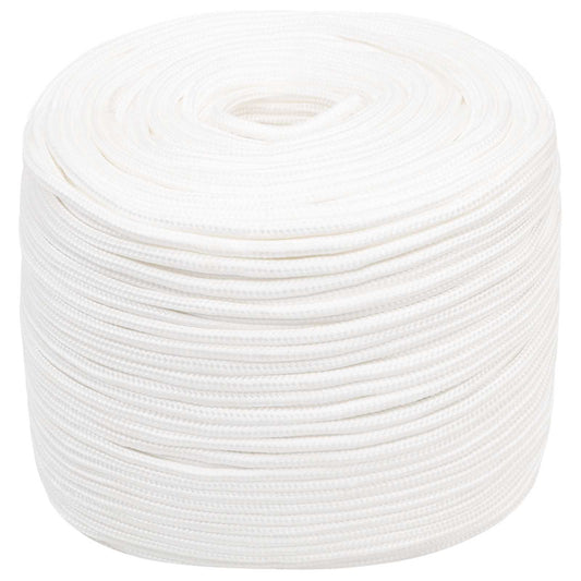 Multipurpose Utility Rope 10 mm 500 m White PP 645 kg Max Load Multipurpose Utility Rope 10 mm 500 m White PP 645 kg Max Load