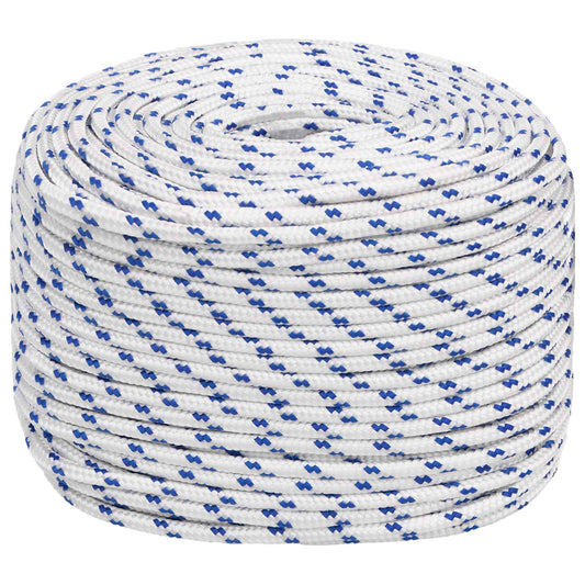 Multipurpose Utility Rope 10 mm 500 m White and Blue PP Multipurpose Utility Rope 10 mm 500 m White and Blue PP