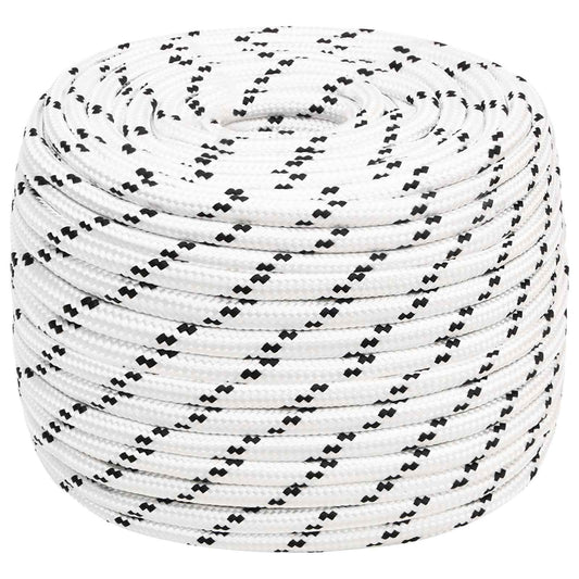 Multipurpose Utility Rope 14 mm 250 m White Polyester Multipurpose Utility Rope 14 mm 250 m White Polyester