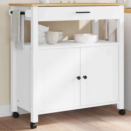 Kitchen Trolley "MONZA" 84x40x88,5 cm Solid Wood Pine Kitchen Trolley "MONZA" 84x40x88,5 cm Solid Wood Pine