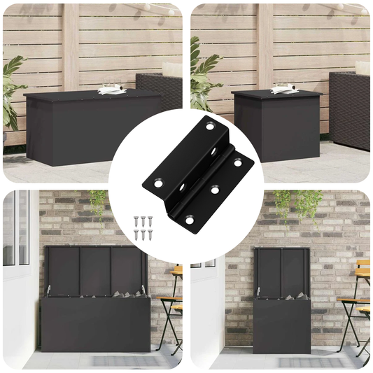 Hinge 537 pcs Black 38 x 17 x 60 mm Iron Hinge 537 pcs Black 38 x 17 x 60 mm Iron
