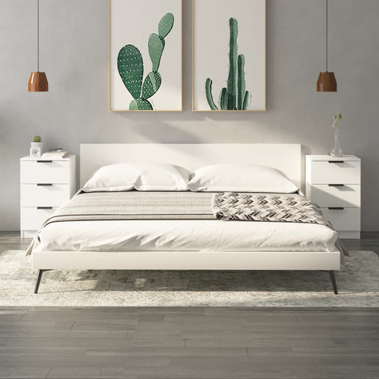 Bedside Cabinets 2 pcs White 40x36x65 cm Bedside Cabinets 2 pcs White 40x36x65 cm