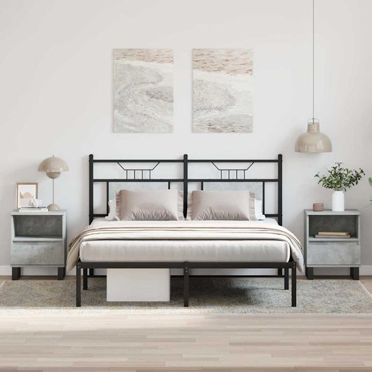 Bedside Cabinets 2 pcs Concrete Grey 40x35x50 cm Engineered Wood Bedside Cabinets 2 pcs Concrete Grey 40x35x50 cm Engineered Wood