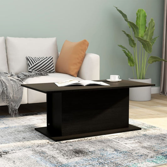 810308 vidaXL Coffee Table Black 102x55,5x40 cm Engineered Wood 810308 vidaXL Coffee Table Black 102x55,5x40 cm Engineered Wood