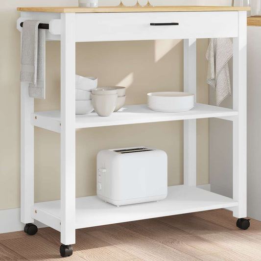 Kitchen Trolley "MONZA" 84x40x88,5 cm Solid Wood Pine Kitchen Trolley "MONZA" 84x40x88,5 cm Solid Wood Pine