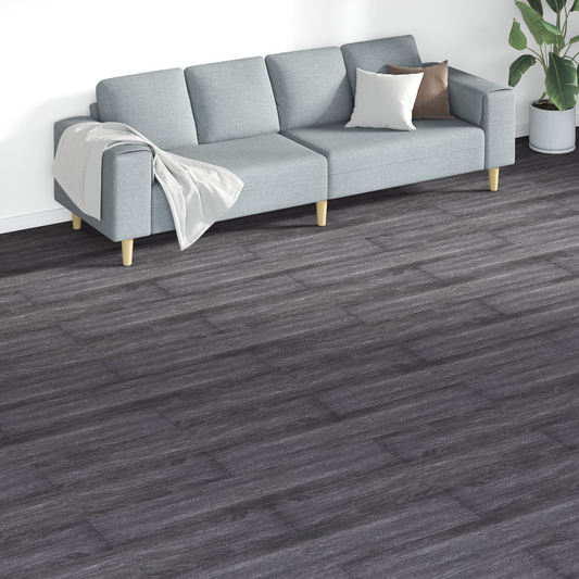 Flooring Planks 18 pcs Black and White 5.26 m² PVC Flooring Planks 18 pcs Black and White 5.26 m² PVC
