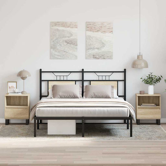 Bedside Cabinets 2 pcs Sonoma Oak 40x35x50 cm Engineered Wood Bedside Cabinets 2 pcs Sonoma Oak 40x35x50 cm Engineered Wood