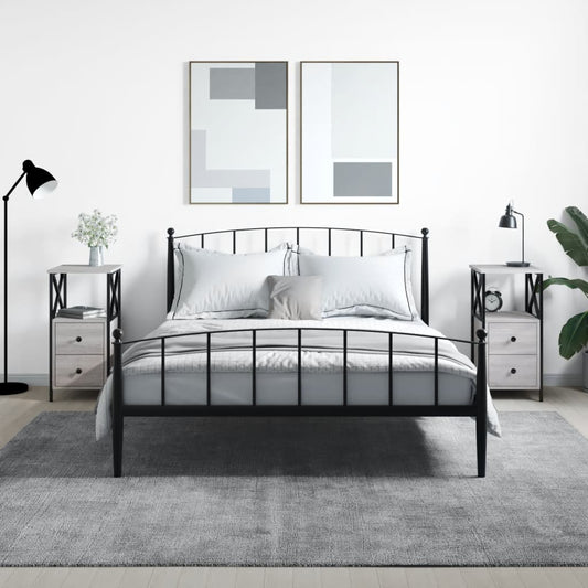 Bedside Cabinets 2 pcs Grey Sonoma 34x35.5x70 cm Engineered Wood Bedside Cabinets 2 pcs Grey Sonoma 34x35.5x70 cm Engineered Wood