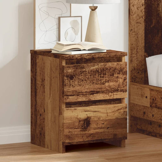 Bedside CabinetsĀ 2 pcs Old Wood 30x30x40 cm Engineered Wood Bedside CabinetsĀ 2 pcs Old Wood 30x30x40 cm Engineered Wood