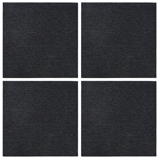 Carpet Tile Dark Grey 50 x 50 cm 4 pcs PP and Bitumen Carpet Tile Dark Grey 50 x 50 cm 4 pcs PP and Bitumen