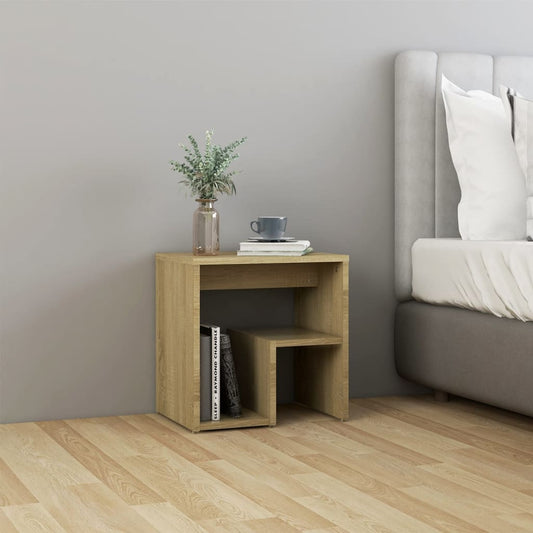 Bed Cabinet Sonoma Oak 40x30x40 cm Engineered Wood Bed Cabinet Sonoma Oak 40x30x40 cm Engineered Wood