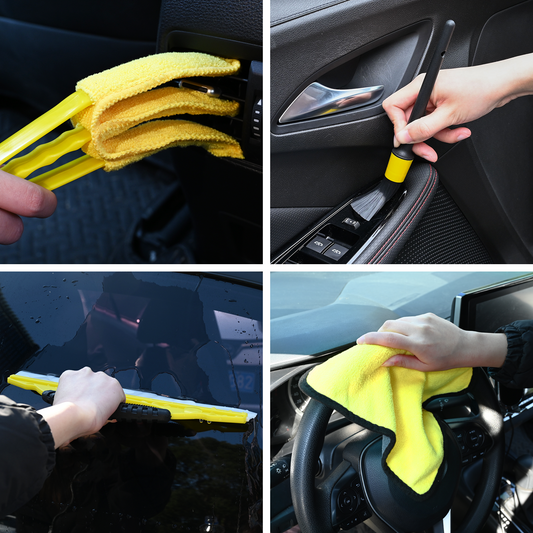 Car Brush Set Multicolour Poly Rattan Car Brush Set Multicolour Poly Rattan