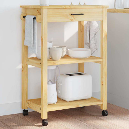 Kitchen Trolley "MONZA" 60x40x88,5 cm Solid Wood Pine Kitchen Trolley "MONZA" 60x40x88,5 cm Solid Wood Pine