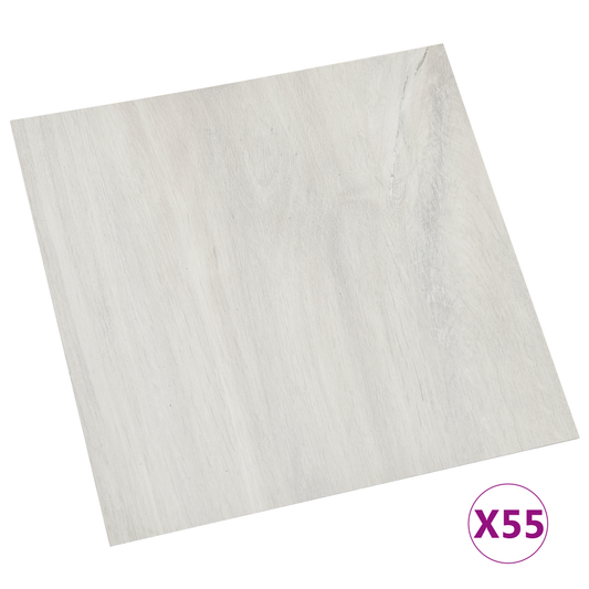 Flooring Planks 55 pcs Cream 5.11 m² PVC Flooring Planks 55 pcs Cream 5.11 m² PVC