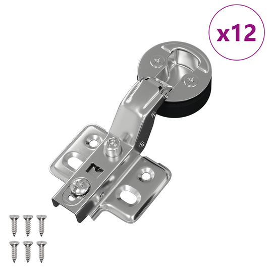 Hinge 12 pcs Silver 35 mm Iron Hinge 12 pcs Silver 35 mm Iron